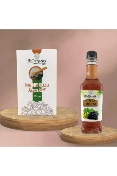İngiliz Tuzu 200 gr ve Üzüm Sirkesi 480 gr ürün görseli 1