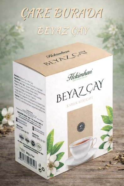 Beyaz Çay 45'li Süzen Poşet ürün görseli 1