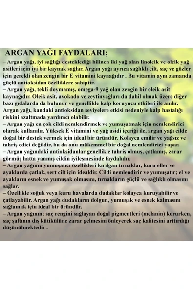 Argan Yağı 50 ml - Resim 2