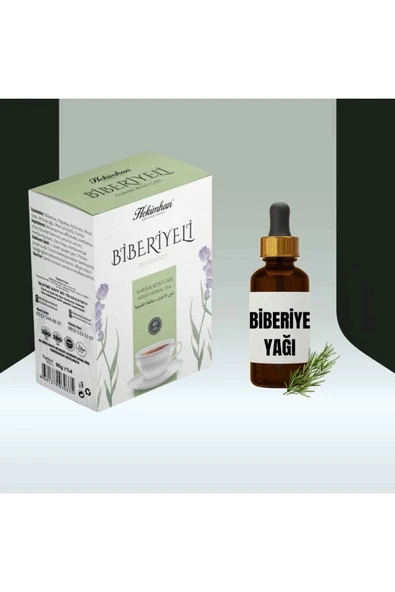 Biberiyeli Çay 40'lı + Biberiye yağı 20 ml ürün görseli 1