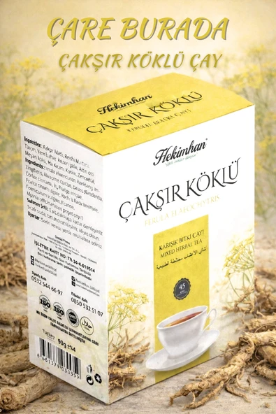 Hekimhan - Çakşır Köklü Karışık Bitkisel Çay (45'li Süzen Poşet) ürün görseli 1
