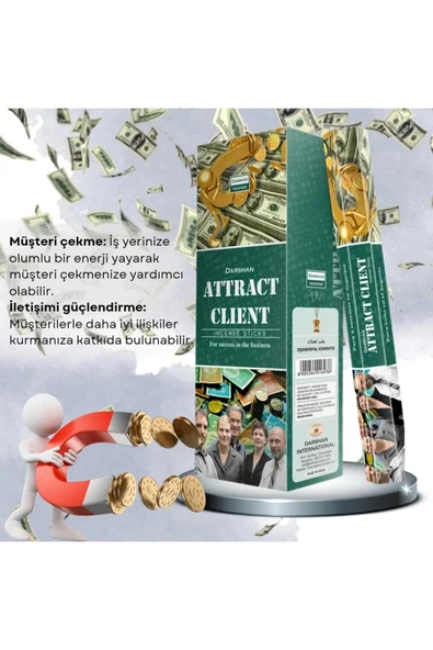 Attract Client Müşteri Çekme Tütsüsü 20 Çubuk ürün görseli 1
