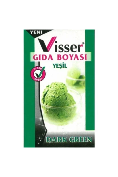 Visser Toz Gıda Boyası 9 gram - Yeşil G.b ürün görseli 1