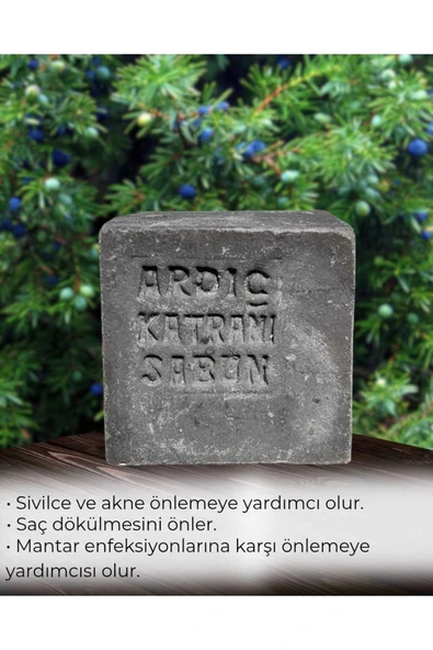 Ardıç Katranı Sabunu Doğal El Yapımı ürün görseli 1