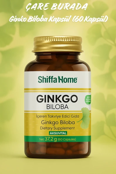 Ginkgo Biloba 60 Kapsül ürün görseli 1
