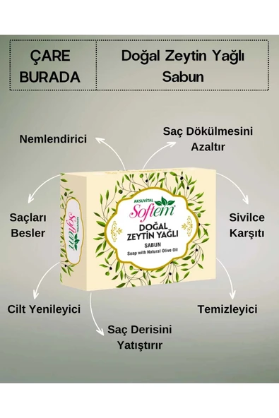 Doğal Zeytinyağlı Sabun ürün görseli 1