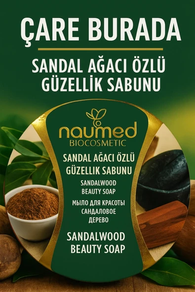 Naumed Biocosmetic - Sandal Ağacı Özlü Güzellik Sabunu ürün görseli 1