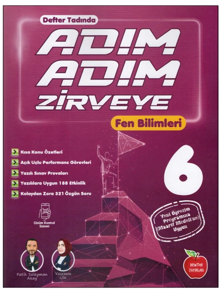 Newton Yayınları 6. Sınıf Adım Adım Zirveye Fen Bilimleri ürün görseli 1