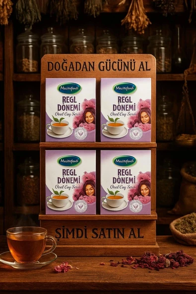 "Regl Dönemi" Çayı 40'lı Süzen Poşet (4 Adet) ürün görseli 1