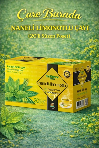 Naneli & Limonotlu Çay (20 Süzen Poşet) ürün görseli 1