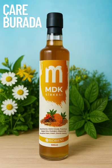 Kantaron & Hatmi Çiçeği Sirkesi 500 ml (Oğul Otu, Polen, Kudret Narı) ürün görseli 1