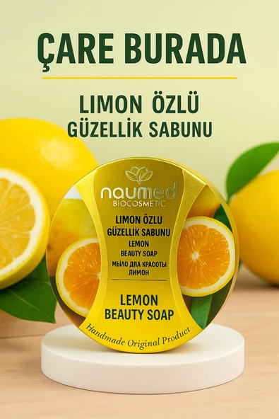 Naumed Biocosmetic - Limon Özlü Güzellik Sabunu ürün görseli 1