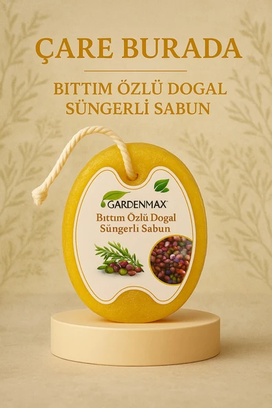 Gardenmax - Bıttım Özlü Doğal Süngerli Sabun ürün görseli 1