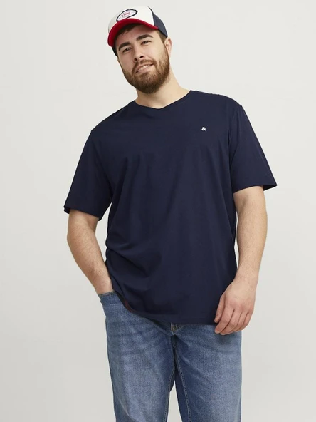 Jack Jones Peulos Büyük Beden Erkek Tişört 12253778 ürün görseli 1