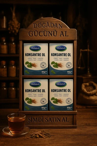 "Konsantre Ol" Çayı 40'lı Süzen Poşet (4 Adet) ürün görseli 1