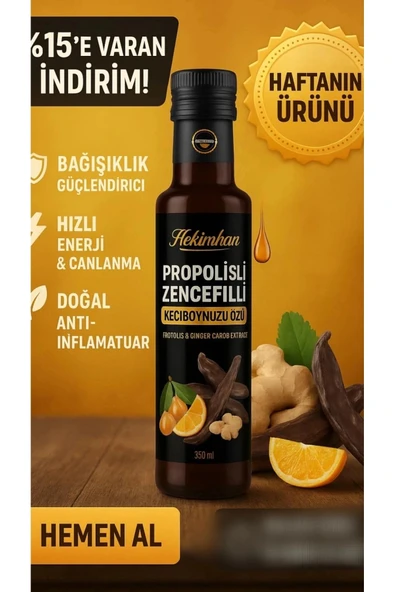 Propolisli Zencefilli Keçiboynuzu 350 ml ürün görseli 1