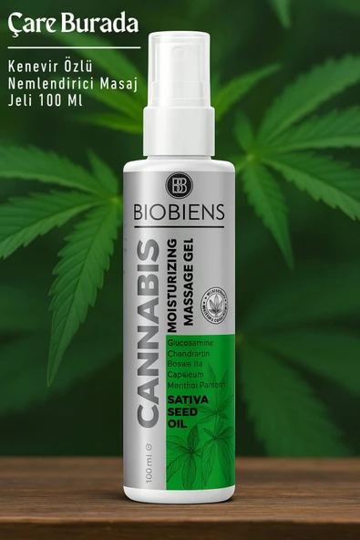Biobiens - Kenevir Özlü Nemlendirici Masaj Jeli 100 Ml ürün görseli 1