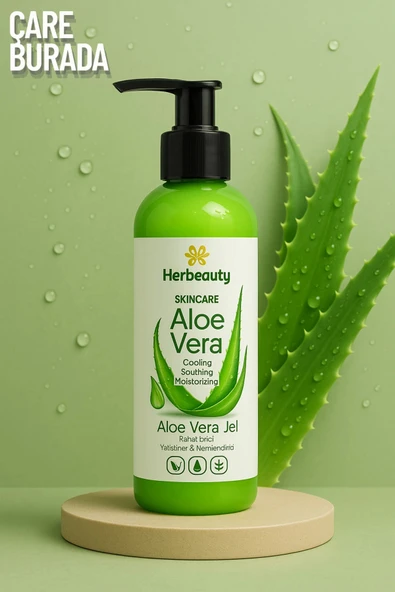 Yatıştırıcı & Nemlendirici Etkili Aloe Vera Jeli 200 ml ürün görseli 1