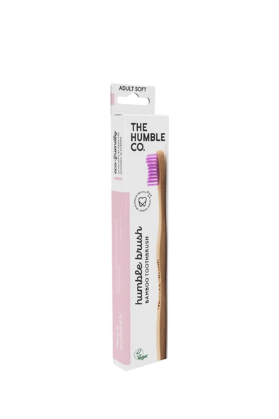 The Humble Co. Brush Mor Bambu Diş Fırçası Soft - Resim 2