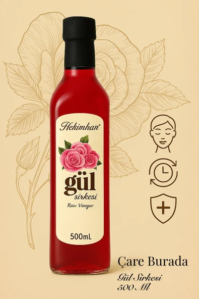 Gül Sirkesi 500 ml (Katkısız) ürün görseli 1