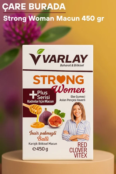 Varlay - Strong Woman Macun 450 gr (Ebe Gümeci & Aslan Pençesi İlaveli) ürün görseli 1