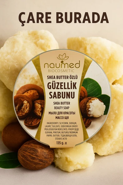Naumed Biocosmetic - Shea Butter Özlü Güzellik Sabunu ürün görseli 1