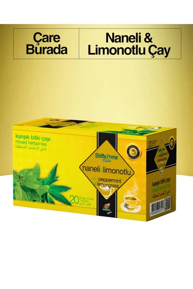 Naneli & Limonotlu Çay (20 Süzen Poşet) - Resim 3