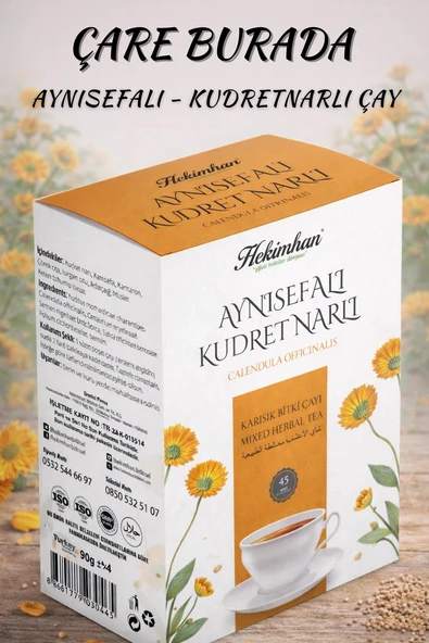 Aynısefa & Kudret Narlı Karışık Bitki Çayı (45'li Süzen Poşet) ürün görseli 1