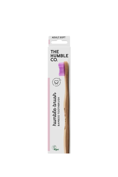 The Humble Co. Brush Mor Bambu Diş Fırçası Soft ürün görseli 1