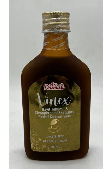 Hayıt Tohumu Civan Perçemi Ekstraktlı Bitkisel Sirke 200 ML ürün görseli 1