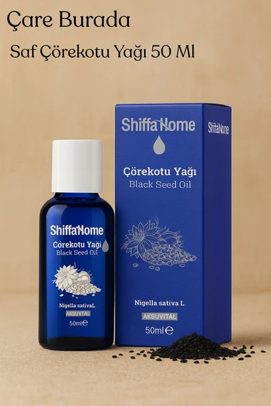 Saf Çörekotu Yağı 50 Ml (Haricen & Dahilen Kullanıma Uygun) ürün görseli 1