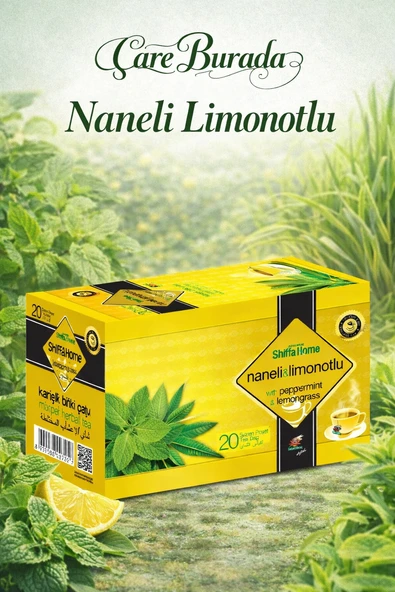 Naneli & Limonotlu Çay (20 Süzen Poşet) - Resim 2
