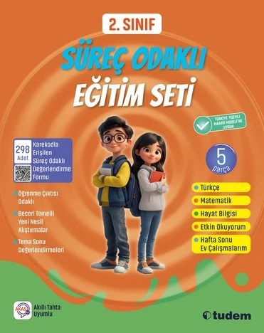 Tudem 2. Sınıf Süreç Odaklı Eğitim Seti ürün görseli 1