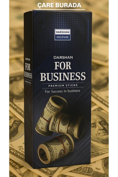 Darshan Incense - For Business 20'li Çubuk Tütsü (Müşteri & Bolluk & Bereket) ürün görseli 1