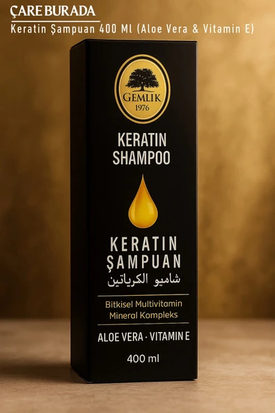Gemilik - Aloe Vera & Vitamin E İlaveli Keratin Şampuan ürün görseli 1