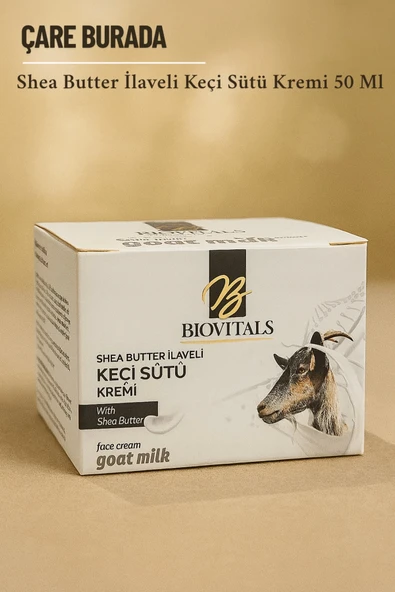 Biovitals - Keçi Sütü Kremi 50 Ml (Shea Butter İlaveli) ürün görseli 1