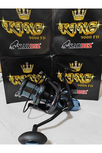 King 9000 Metal Kafa Metal Gövde Dayanıklı Olta Makinesi – Büyük Balık Avı İçin Profesyonel ürün görseli 1