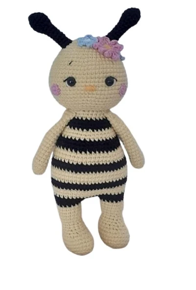Arı Vız Vız Bebek Amigurumi Organik Oyuncak ürün görseli 1
