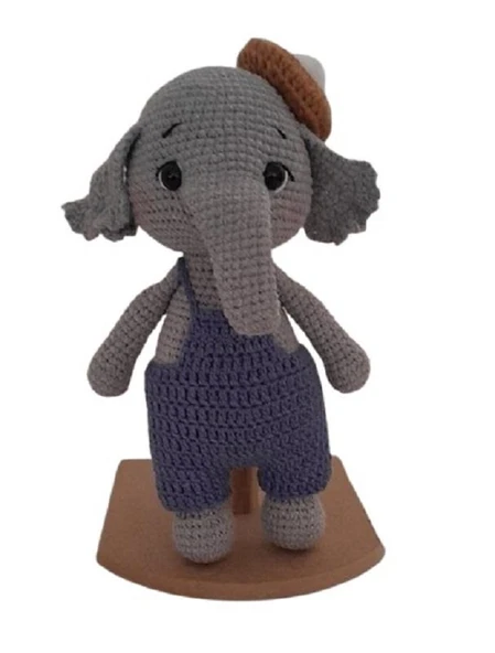 Fil Momo Amigurumi Organik Oyuncak ürün görseli 1