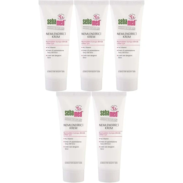 Sebamed Nemlendirici Krem Tüp 50ML (Günlük Kullanım) (5 Li Set) ürün görseli 1