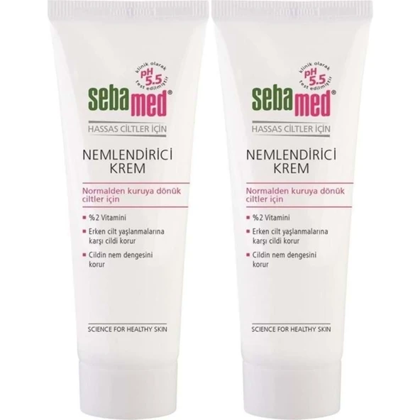 Sebamed Nemlendirici Krem Tüp 50ML (Günlük Kullanım) (2 Li Set) ürün görseli 1