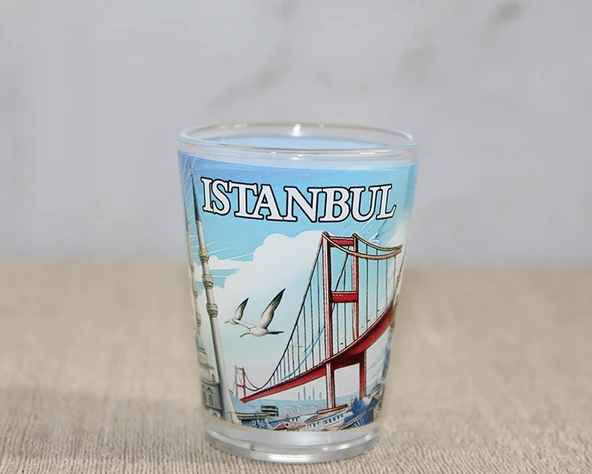 İstanbul Temalı Cam Shot Bardak ürün görseli 1