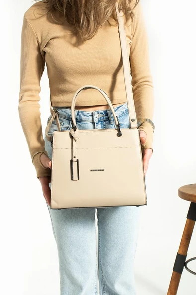 Business Kol Çantası Kadın Omuz Çantası 30*25 Cm Kutu Model Çapraz Askılı Postacı Çanta Mega Çanta ürün görseli 1