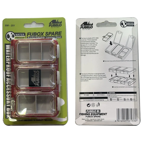 Fubelo Fubox Spare LRF Aksesuar Kutusu (Kırmızı) ürün görseli 1