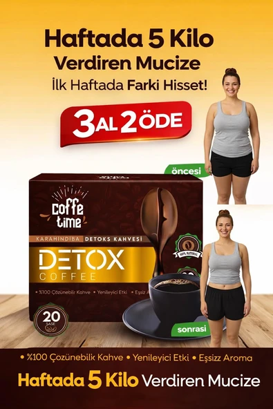 İLK HAFTADA HAFİFLE !! Tok Tutma Hızlı Kilo, verdirici Zayıflamak Coffe time zayiflama hindiba kahvesi detoks kahve detox ürün görseli 1