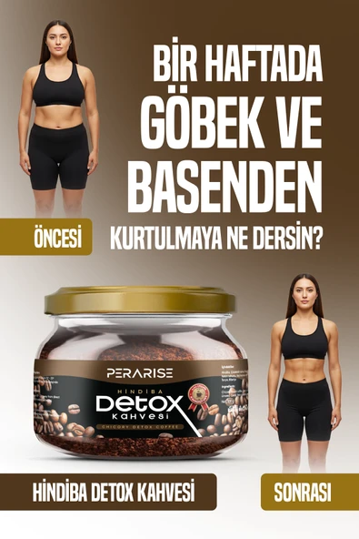 İLK HAFTADA HAFİFLE !! Tok Tutma Hızlı Kilo, verdirici Zayıflamak Zayiflama hindiba detoks kahvesi detox s ürün görseli 1