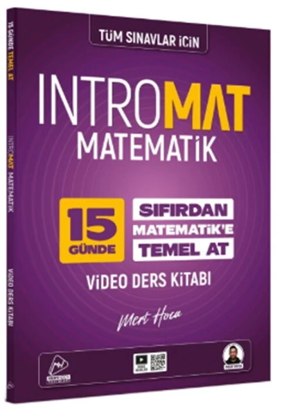 Mert Hoca Yayınları Tüm Sınavlar İçin IntroMat Matematik Video Ders Kitabı ürün görseli 1