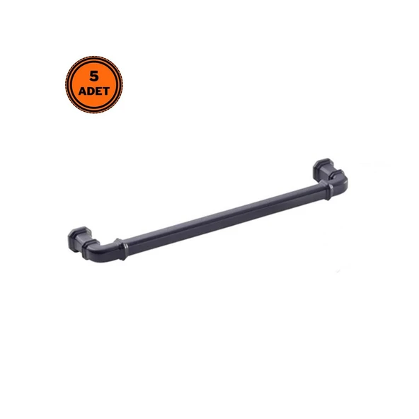 5 Adet Doğanlar Gusto 128 mm Mobilya Kulp Mat Siyah ürün görseli 1