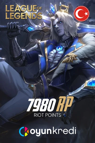 League Of Legends 7980 Rp TR ürün görseli 1