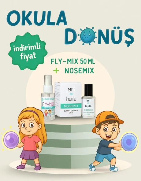 Art De Huile Okula Dönüş Fly Mix 50 ml + Nosemix 10 ml Avantajli Paket ürün görseli 1